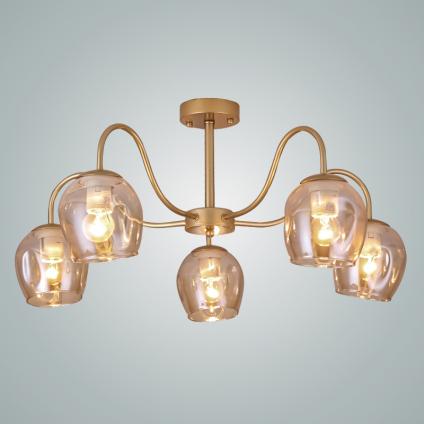 Люстра MDG016/5 FGD золото 5х60W E27 d700, SJNG21 У1